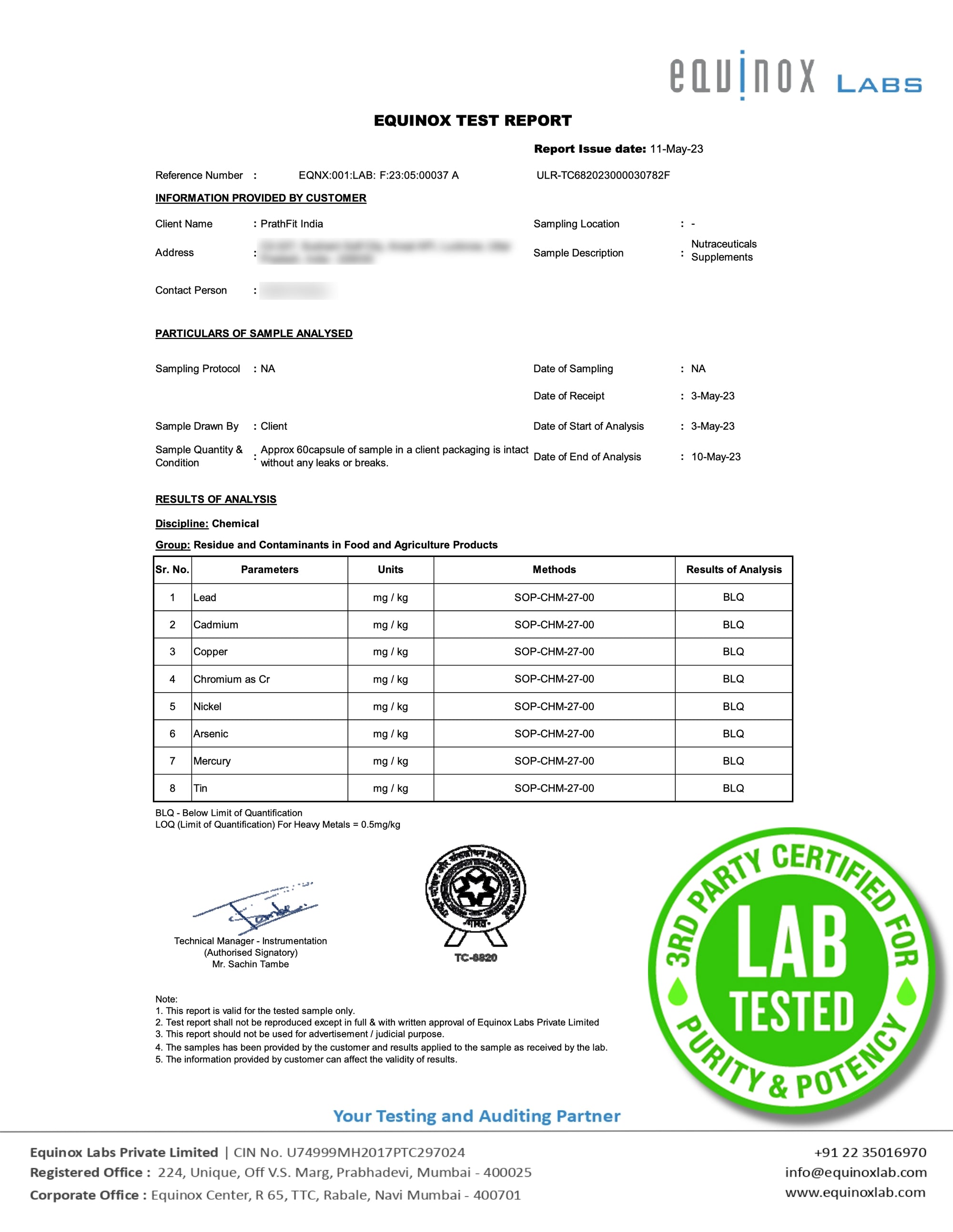 Lab report